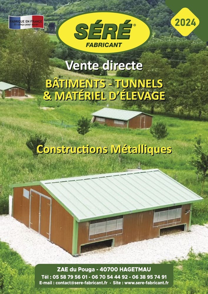 Catalogue Séré Bâtiments - Tunnels & Matériel d'élevage